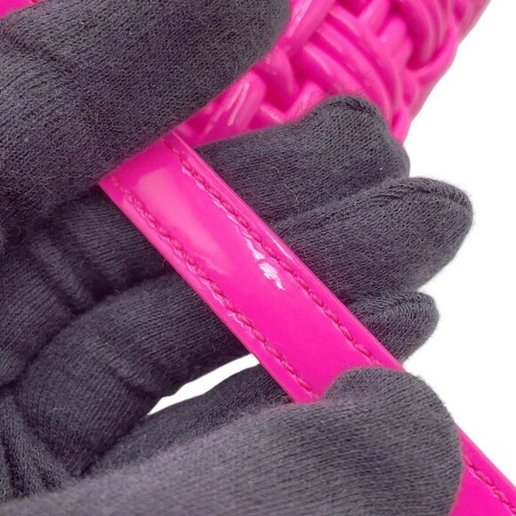 BALENCIAGA Bistro 2wayBag Size XXS Patent Leather Flow Pink - Picture 11 of 16